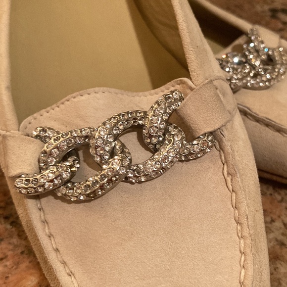 🌟 HP 🌟 Stuart Weitzman embellished suade loafers - Picture 2 of 11